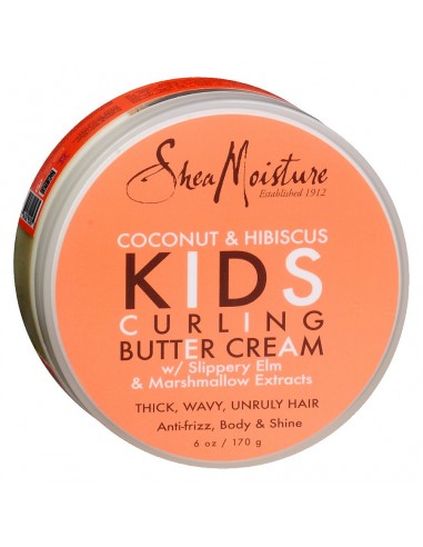 Crema De Peinado Curling Butter Cream Coconut & Hibiscus KIDS Shea Moisture 170g