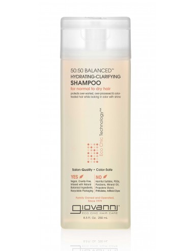 Champú 50:50 Balanced Hydrating Clarifying Shampoo Giovanni 250ml