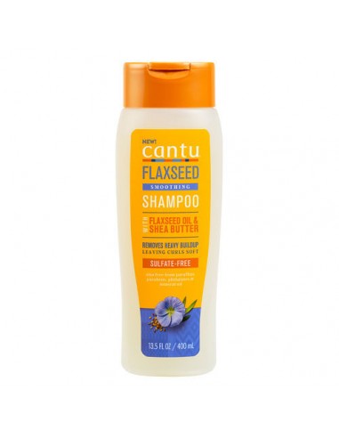 Champú Clarificante Suavizante Flaxseed Smoothing Shampoo Cantu Shea Butter 400ml