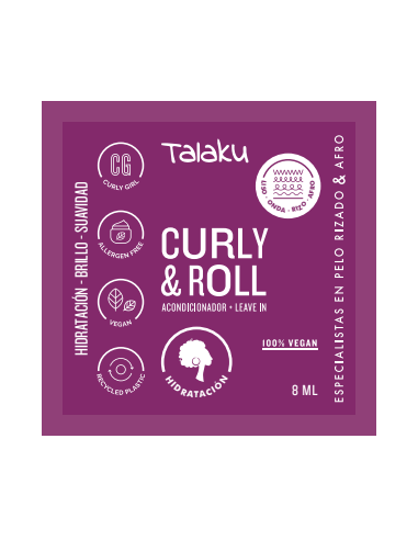 Pack Curly & Roll De Muestras Talaku 8ml