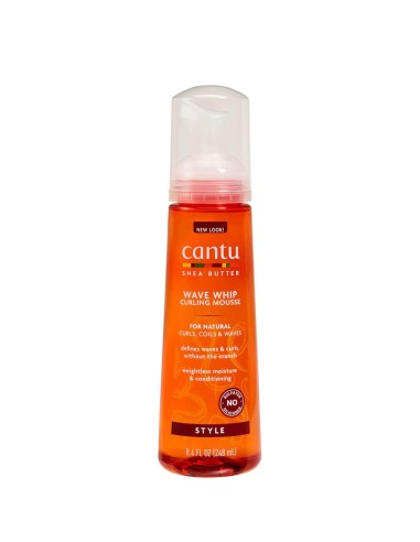Mousse Wave Whip Curling Mousse Cantu Shea Butter 248ml