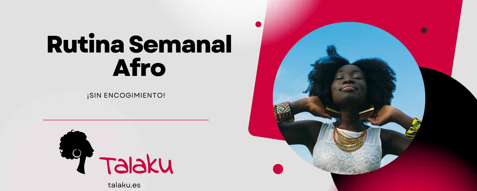 Rutina afro semanal sin encogimiento